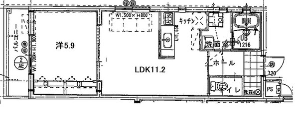 泊ヒルズ・ｆの物件間取画像